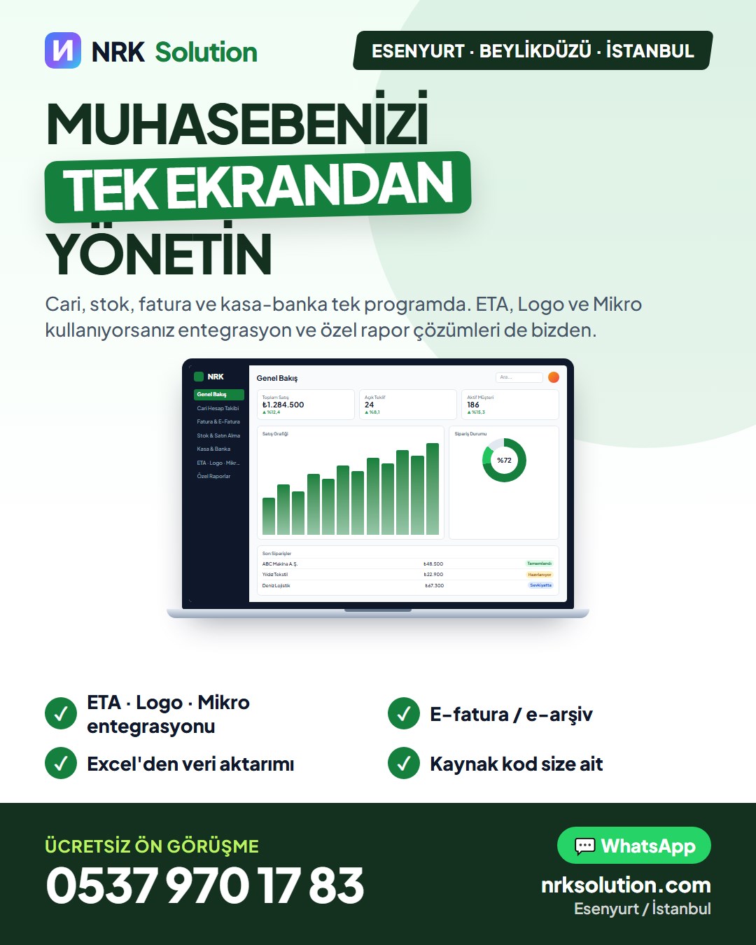 Muhasebe Programı & ETA · Logo · Mikro